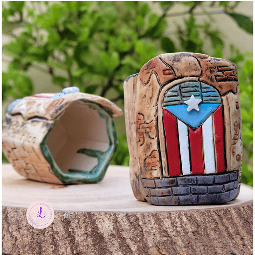 Puerto Rican Flag Door Holder