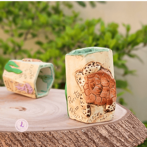 Sea Turtle Handmade Puerto Rican Ceramic Holder