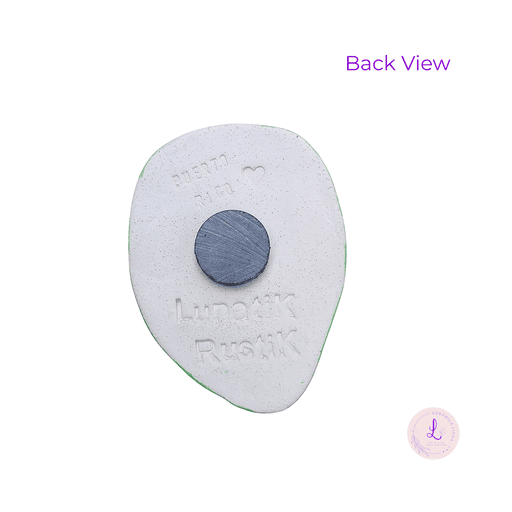 Coqui on leaf - Ceramic Magnet