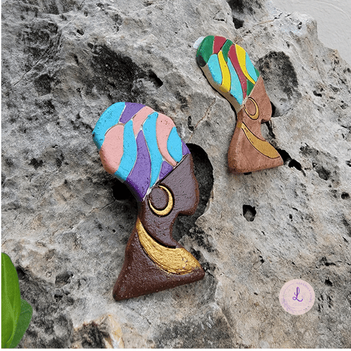 Black Lady - Ceramic Magnet