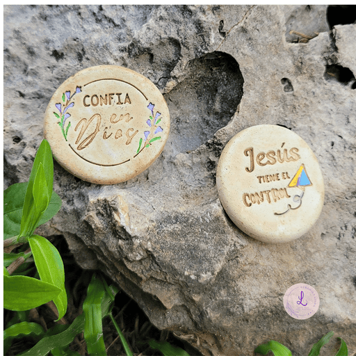 Trust in God / Jesus is in control - Ceramic Magnet