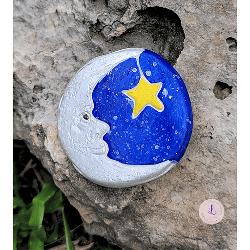 Half Moon - Ceramic Magnet