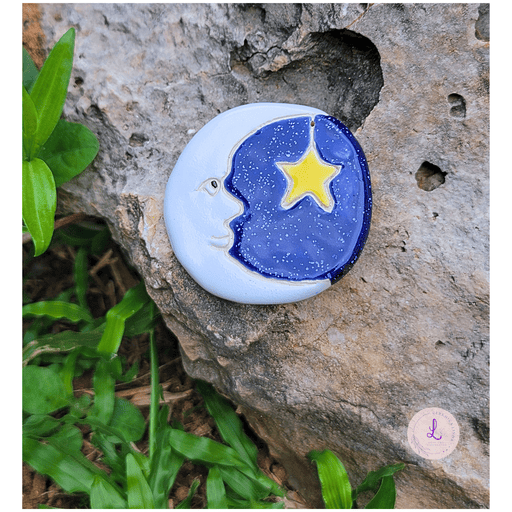 Half Moon - Ceramic Magnet