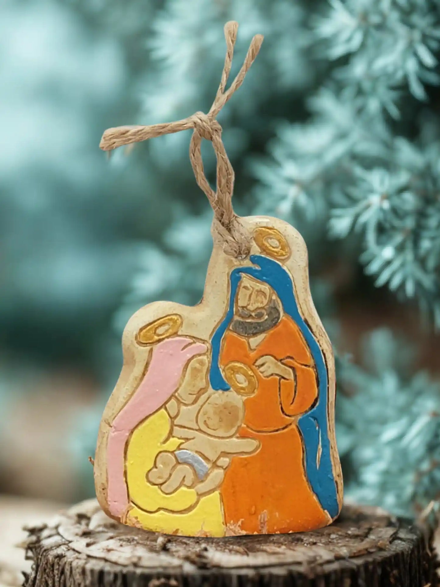 Nativity Ornament - Puerto Rico Christmas Gift
