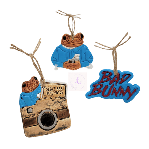 Bad Bunny Ceramic Ornaments