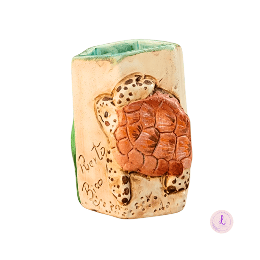 Sea Turtle Handmade Puerto Rican Ceramic Holder