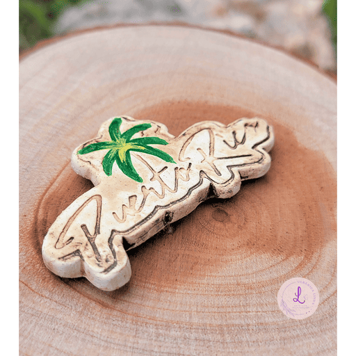 Puerto Rico Palm Tree - Ceramic Magnet