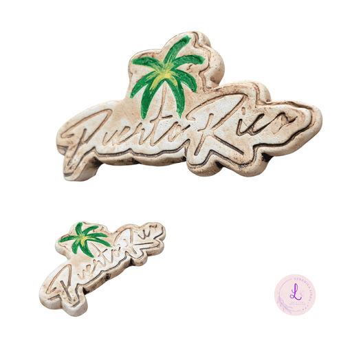 Puerto Rico Palm Tree - Ceramic Magnet