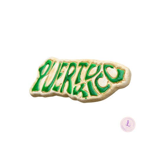 Puerto Rican Island - Ceramic Magnet