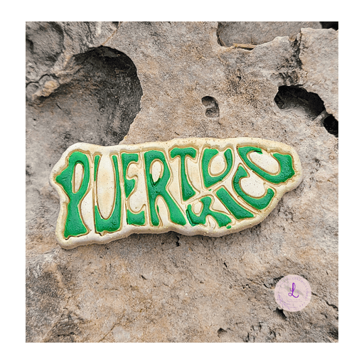 Puerto Rican Island - Ceramic Magnet