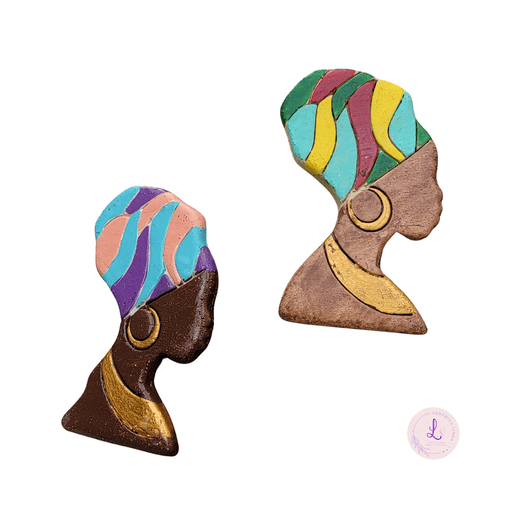 Black Lady - Ceramic Magnet