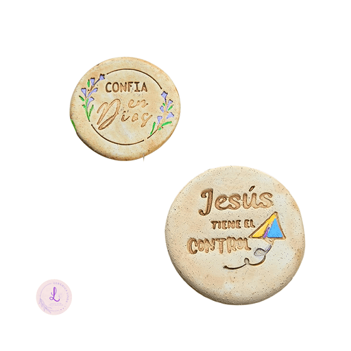 Trust in God / Jesus is in control - Ceramic Magnet