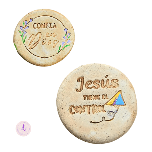Trust in God / Jesus is in control - Ceramic Magnet