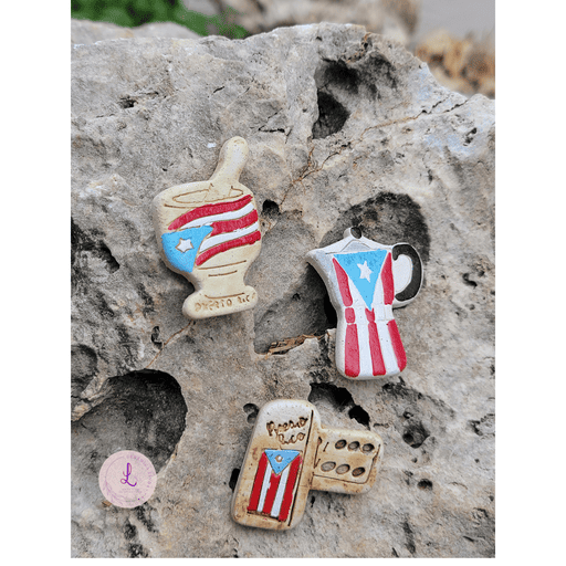 Puerto Rican Flag - Ceramic Magnets