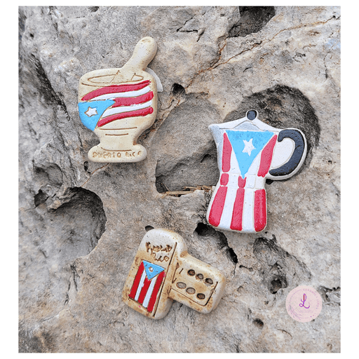 Puerto Rican Flag - Ceramic Magnets