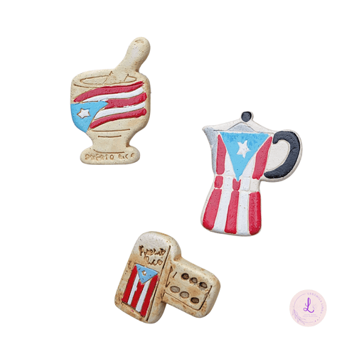 Puerto Rican Flag - Ceramic Magnets