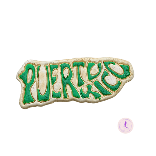 Puerto Rican Island - Ceramic Magnet