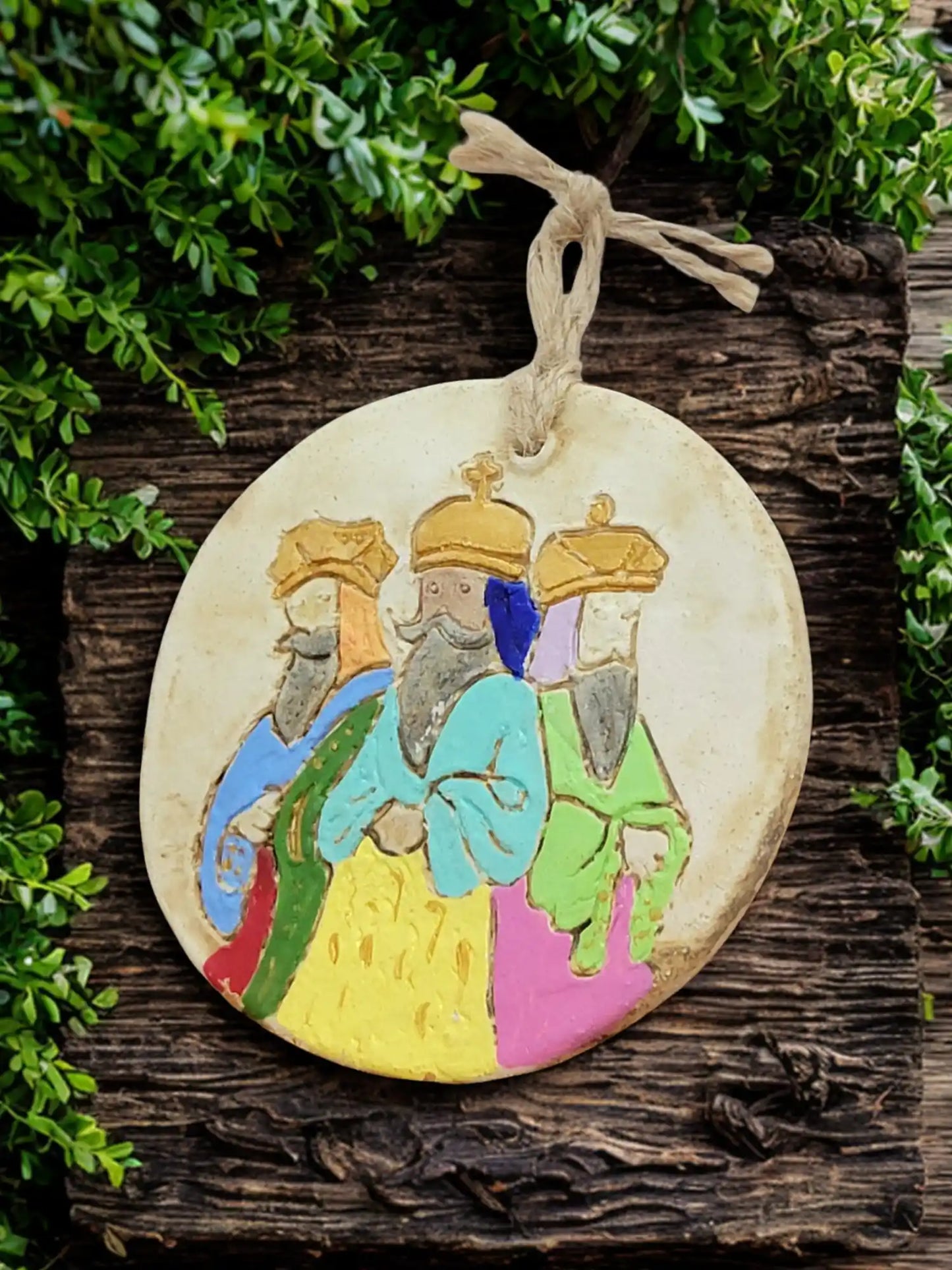 Three Wise Men Ceramic Ornament