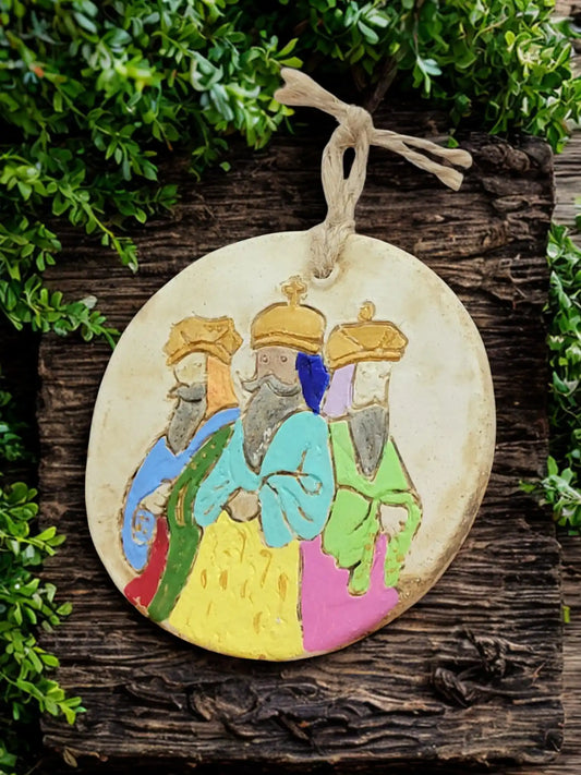 Three Wise Men Ceramic Ornament