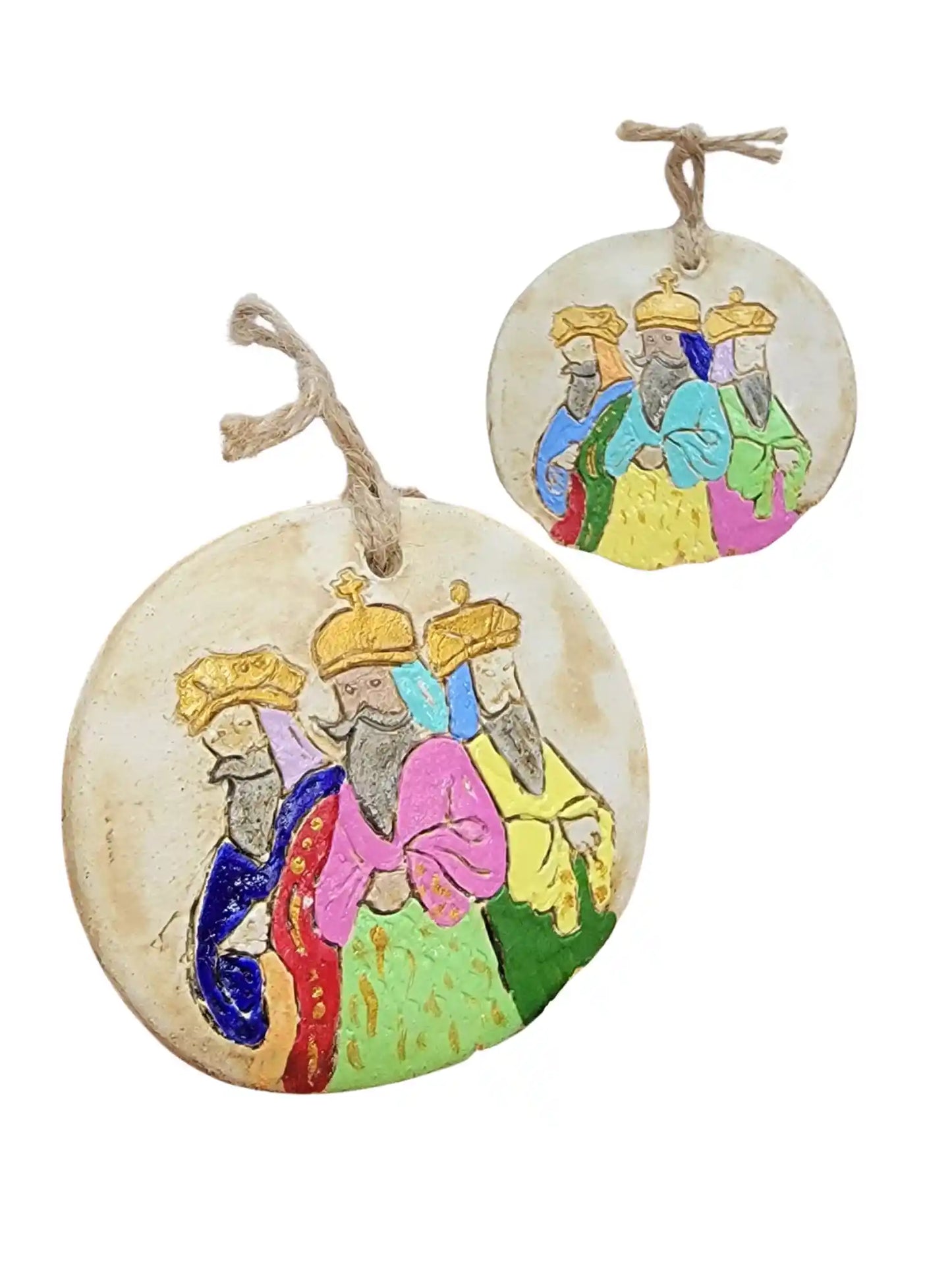 Three Wise Men Ceramic Ornament