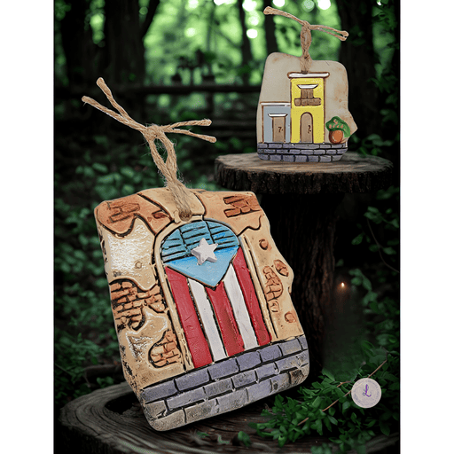 Puerto Rican Flag door Ornament